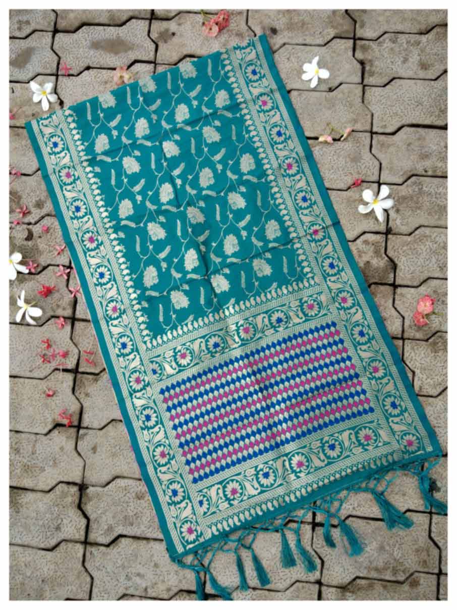 Banarasi Silk Zari Work Wholesale Dupatta-KD264 Banarasi Silk Zari Work Wholesale Dupatta-KD264